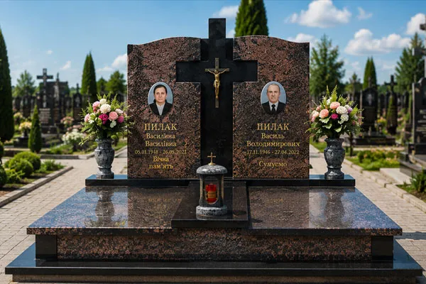 Сайт-каталог для майстерні пам'ятників Івано-Франківськ